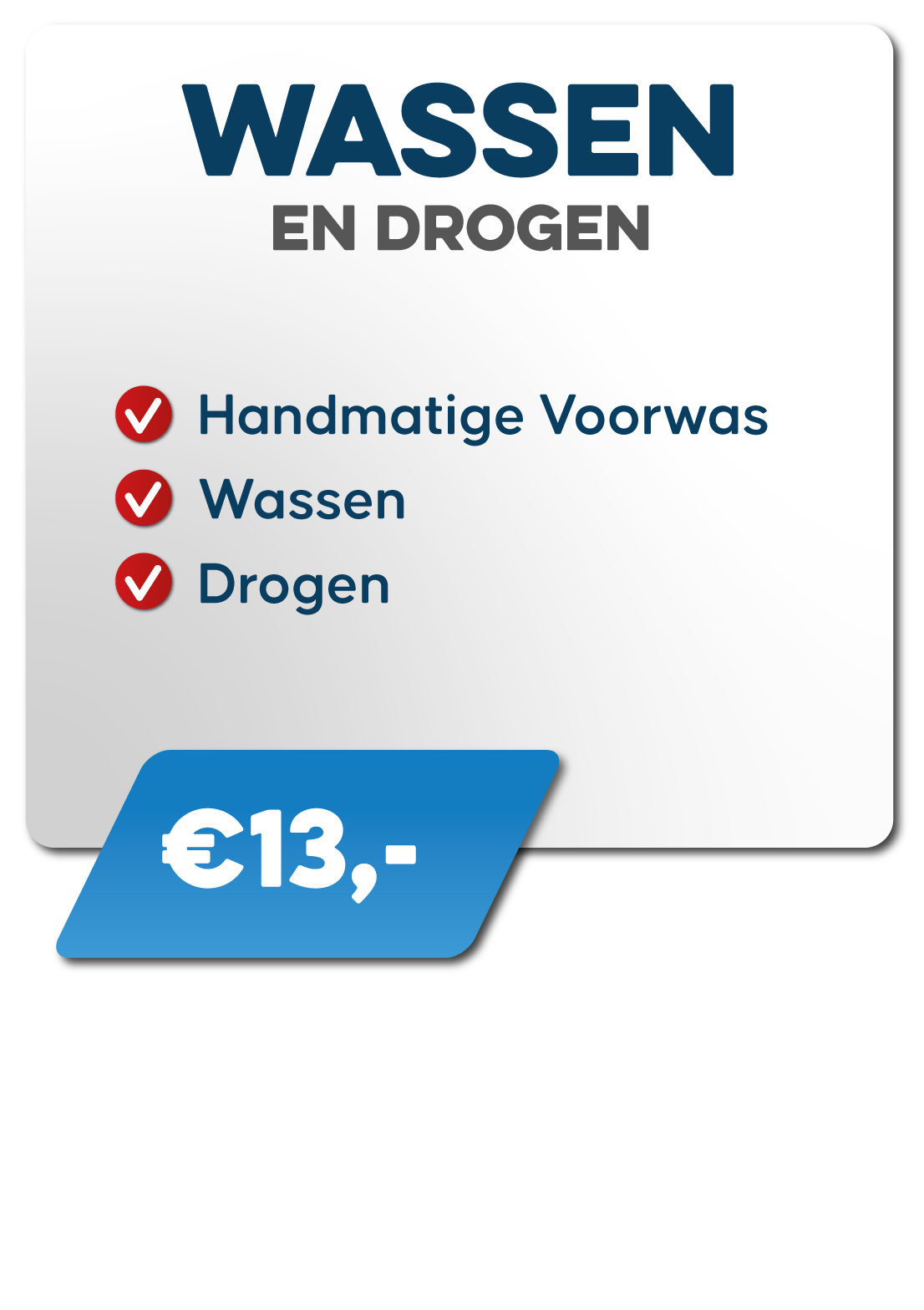 WASSEN EN DROGEN